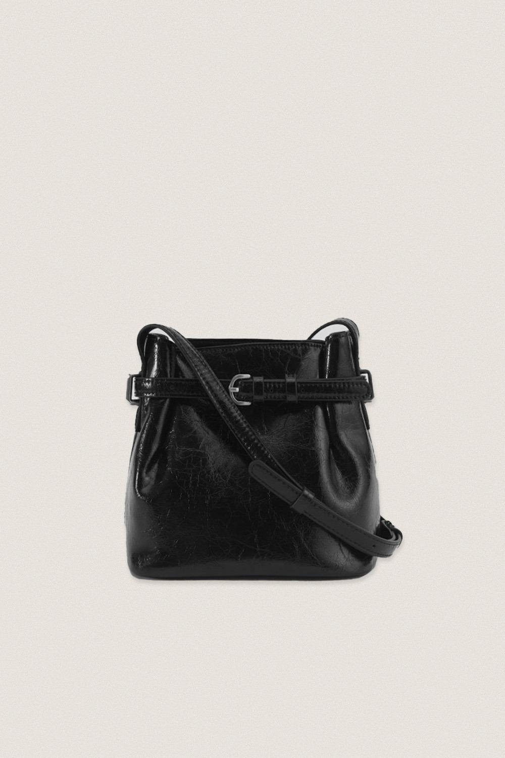 Mallory Mini Bucket Bag - Black Currant