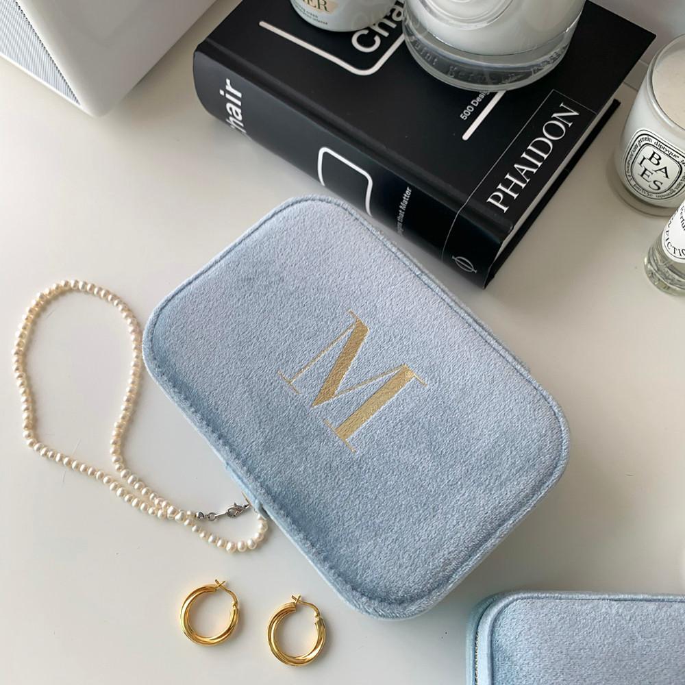 오뗄드레브 악세사리보관함 이니셜 보석함 돌반지 정리함 주얼리박스 케이스 진주 선물