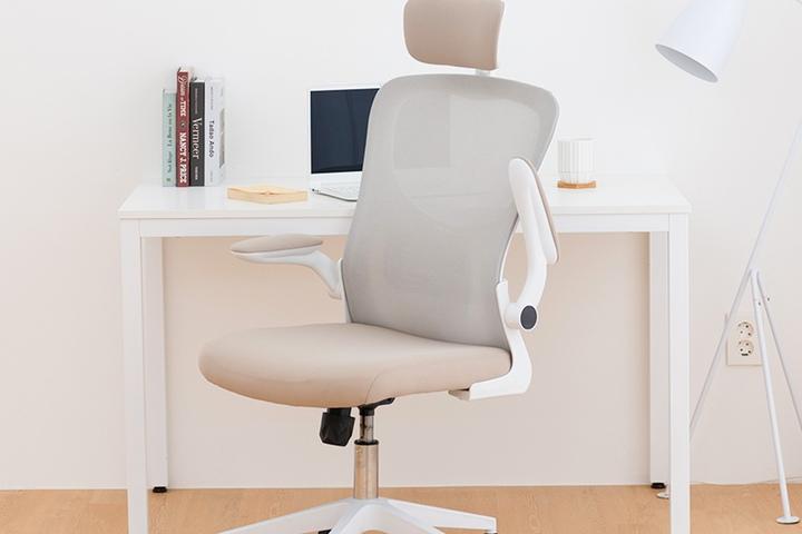 시에나 플립형 사무용 컴퓨터 의자 학생 책상