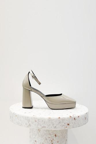Lola Platform Pumps Leather Beige