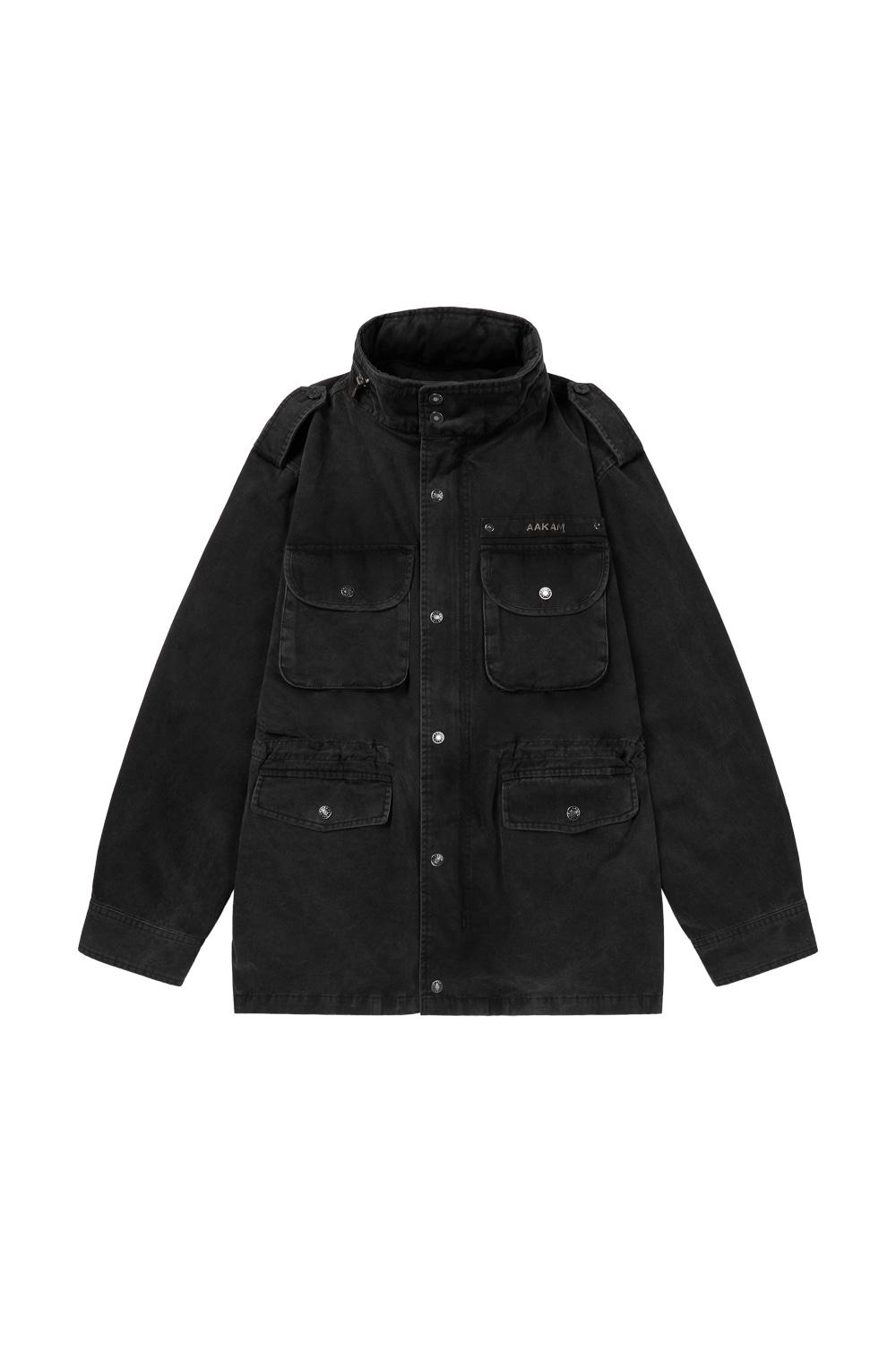 [09.10 예약 배송] Washed Field Jacket (Black)