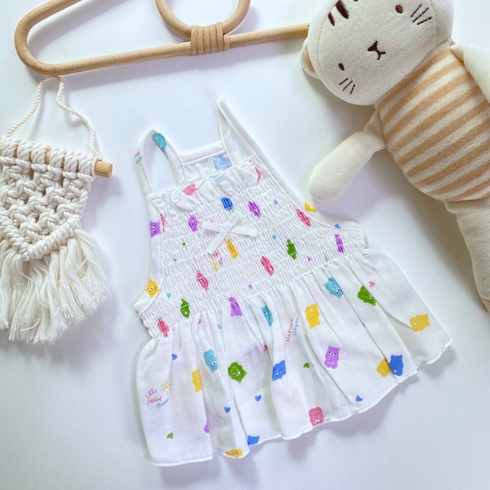 앙주 오가닉 젤리곰 원피스XS / 강아지 원피스 데일리룩