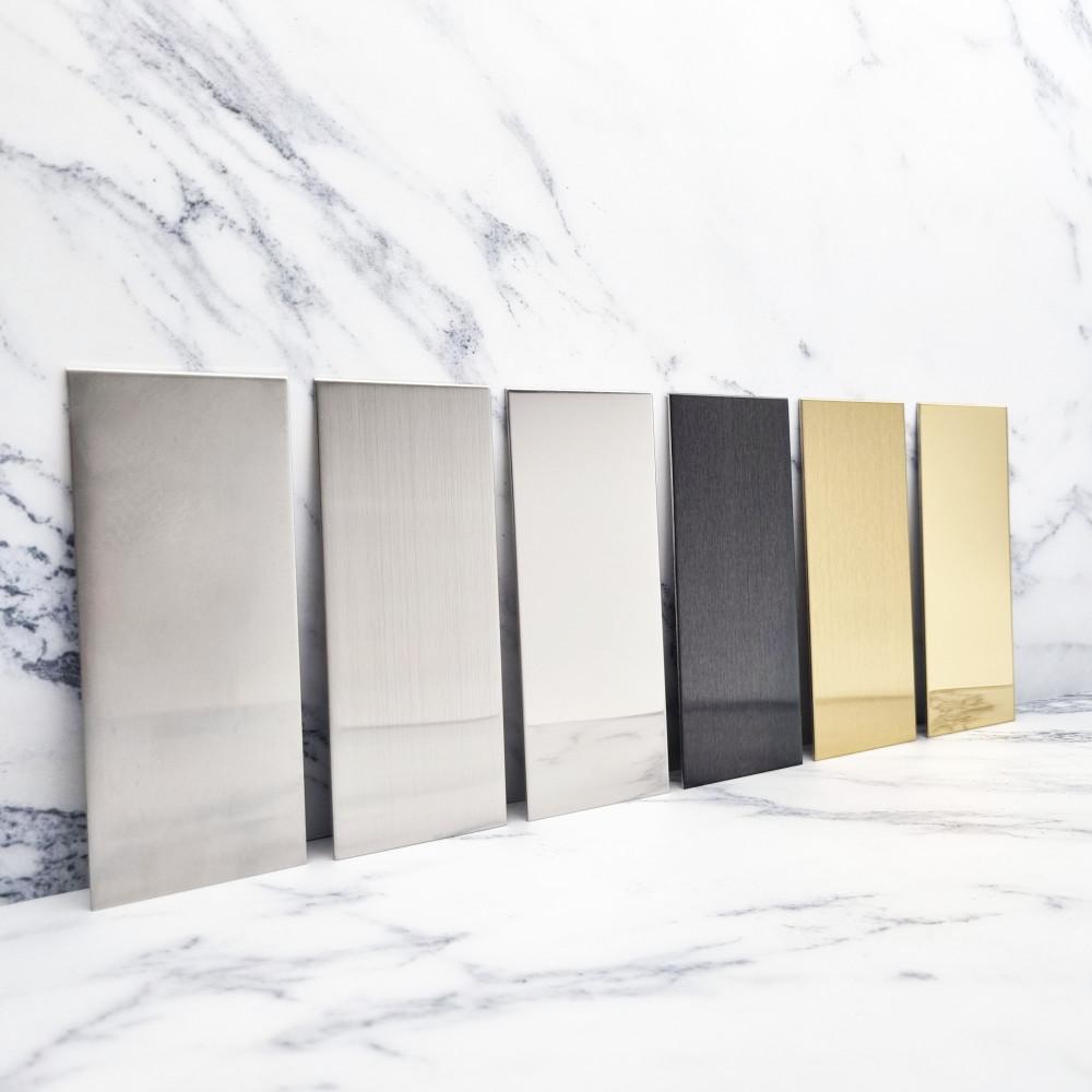 스텐판 골드 블랙 재단 절곡 레이저 용접 스테인레스 맞춤제작 6가지 헤어라인 STS304 SUS304 서스 금속판 철강