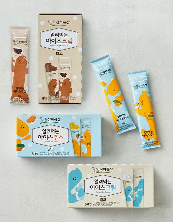 [일일특가][상하목장] 얼려먹는 아이스크림 3종 (택1)