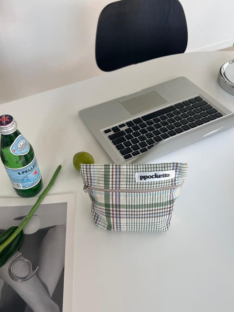 ppocketto basic pouch - greenish 그리니쉬 : PPOCKETTO 뽀겟또