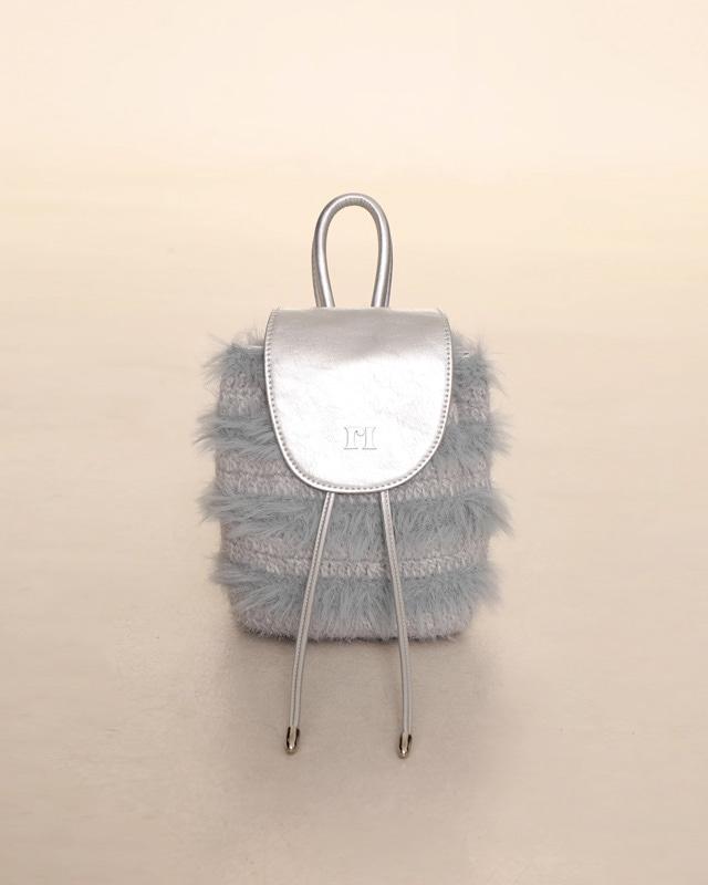 MOROMORO2 퍼믹스 미니백팩 (실버)