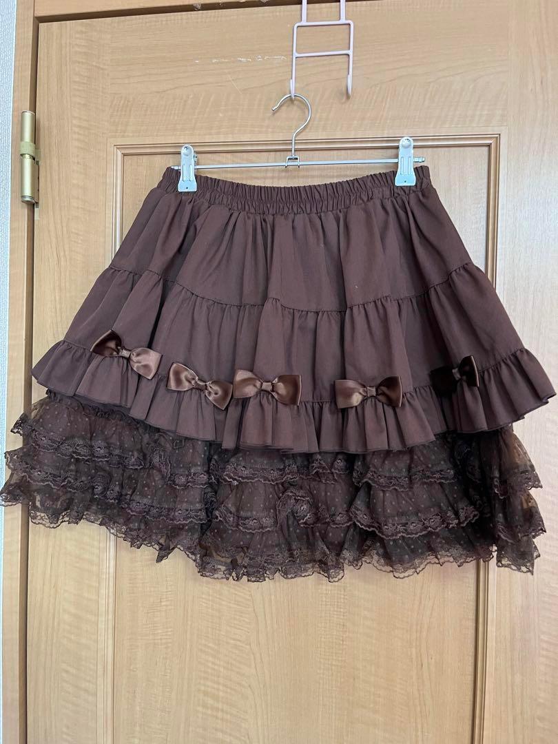 BODYLINE ブラウン ロリータスカート