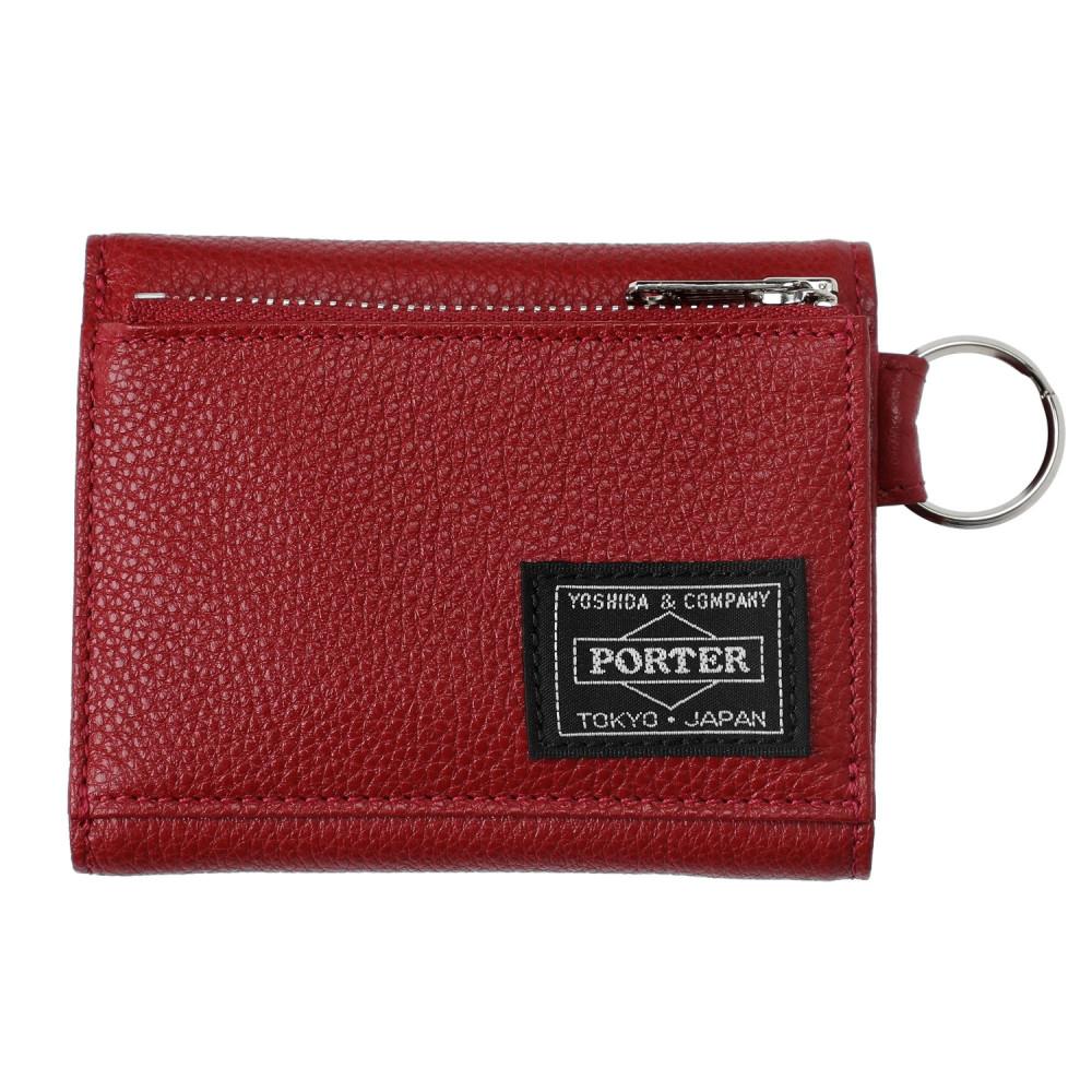 PORTER 포터 지갑 SHRINK RED TRI PURSE