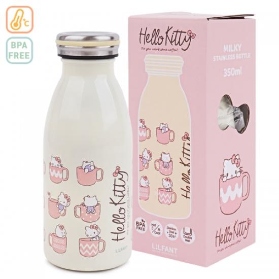 헬로키티 밀키 스텐보틀 350ml [보온병][크림]