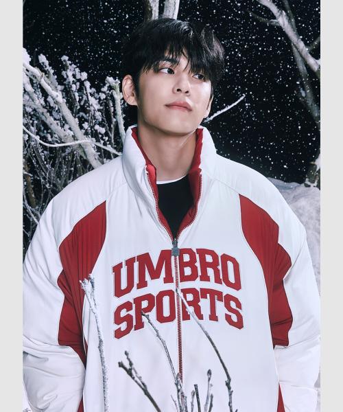 시그니쳐 리버서블 머스코비 덕 다운 자켓 아이보리 UQ421CDJD1