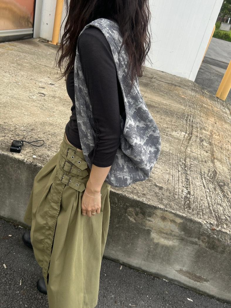 (MADE) FANNY THIRD JACQUARD SHOULDER BAG