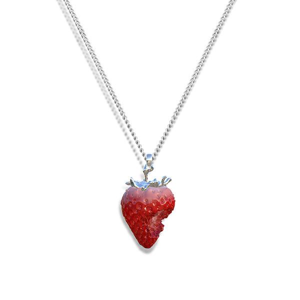 1JINNSTUDIO Strawberry Personality Necklace