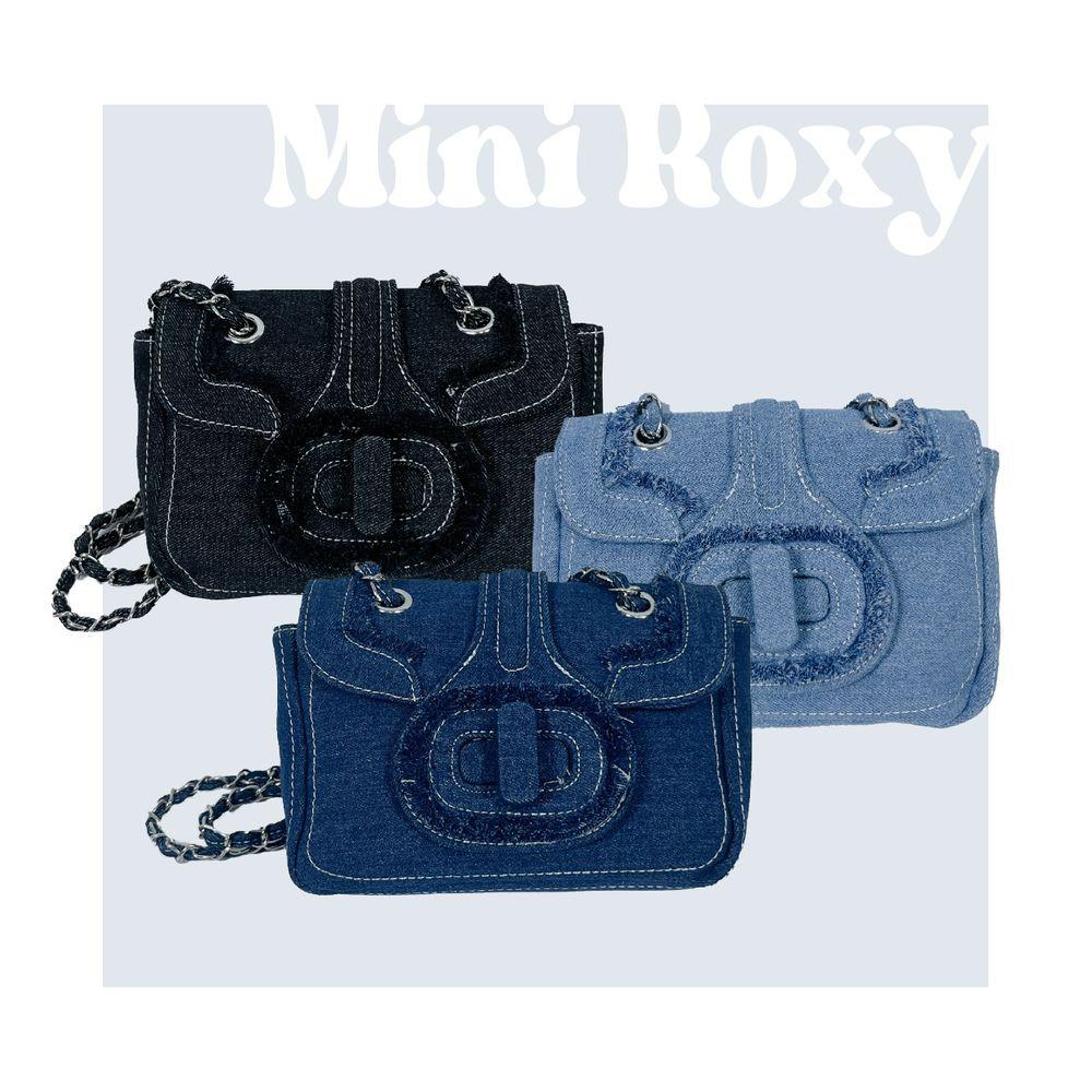 Mini roxy denim bag (3color)