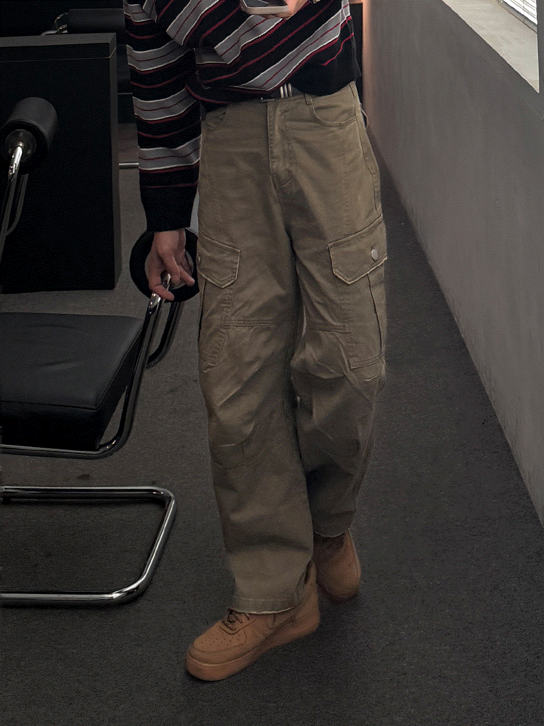 워싱 카고 팬츠