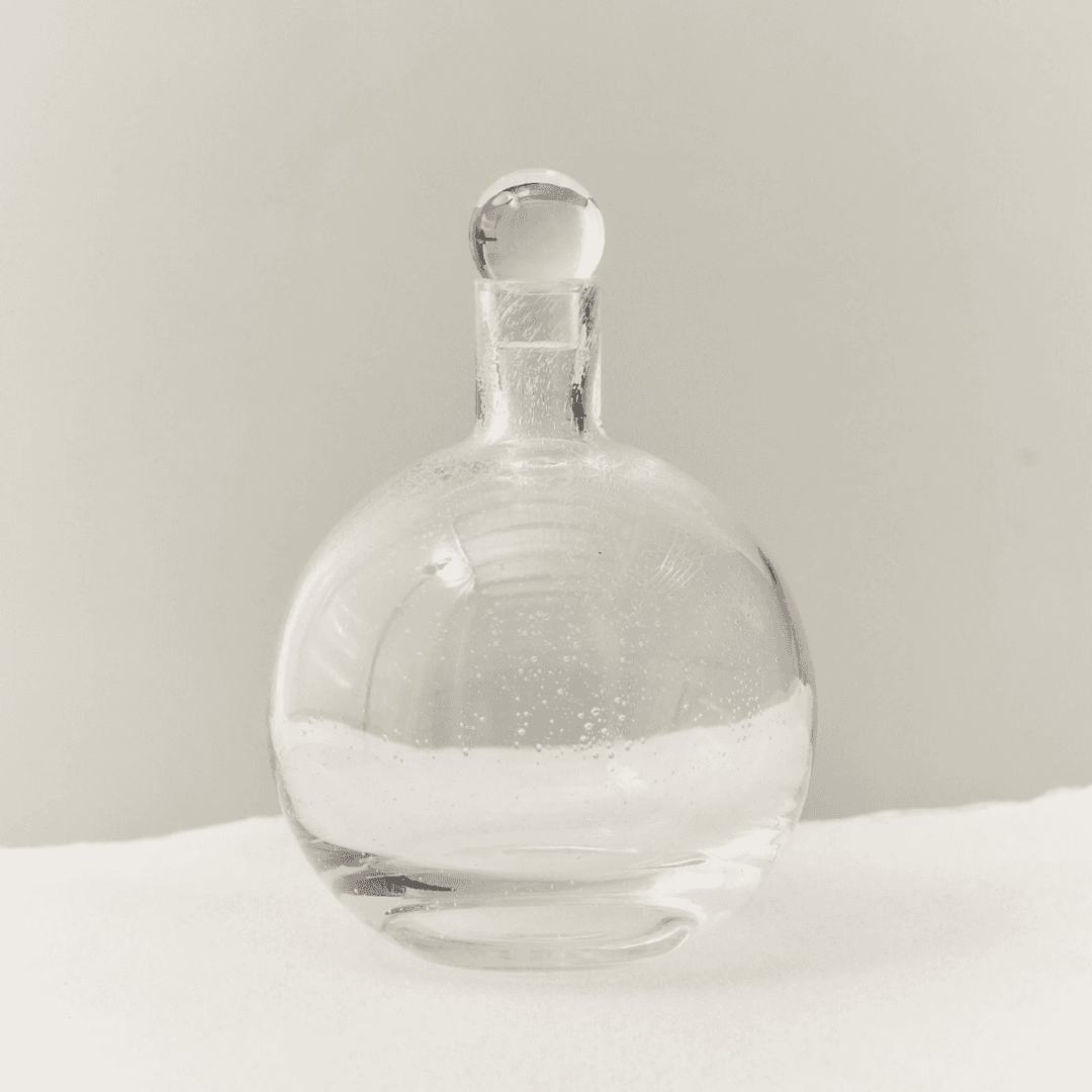 Bubble Water Glass Carafe Round