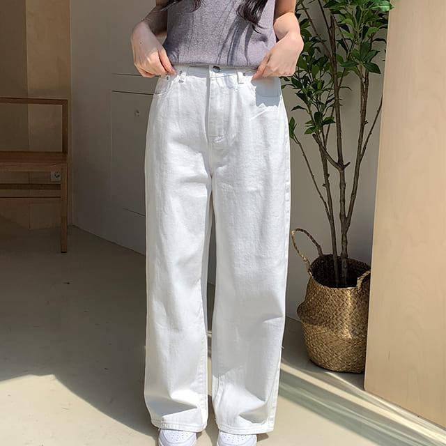 두네 와이드 코튼 팬츠