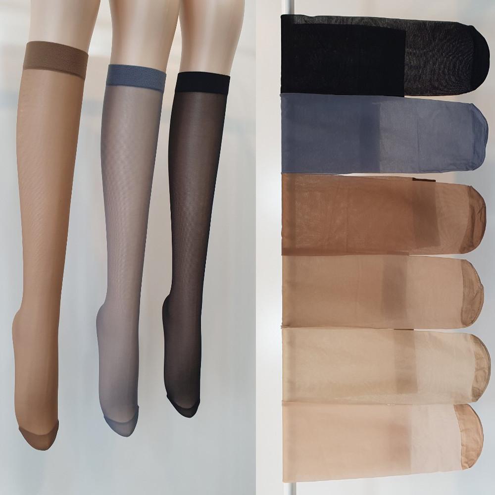 시스루 반스타킹 판타롱 5켤레 묶음 무릎길이 스타킹