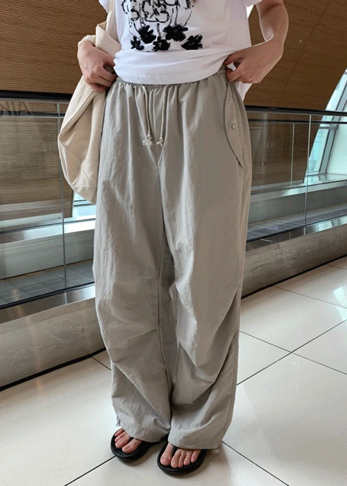 [MD추천] 네코 나일론 플랩 포켓 팬츠 (4 color)