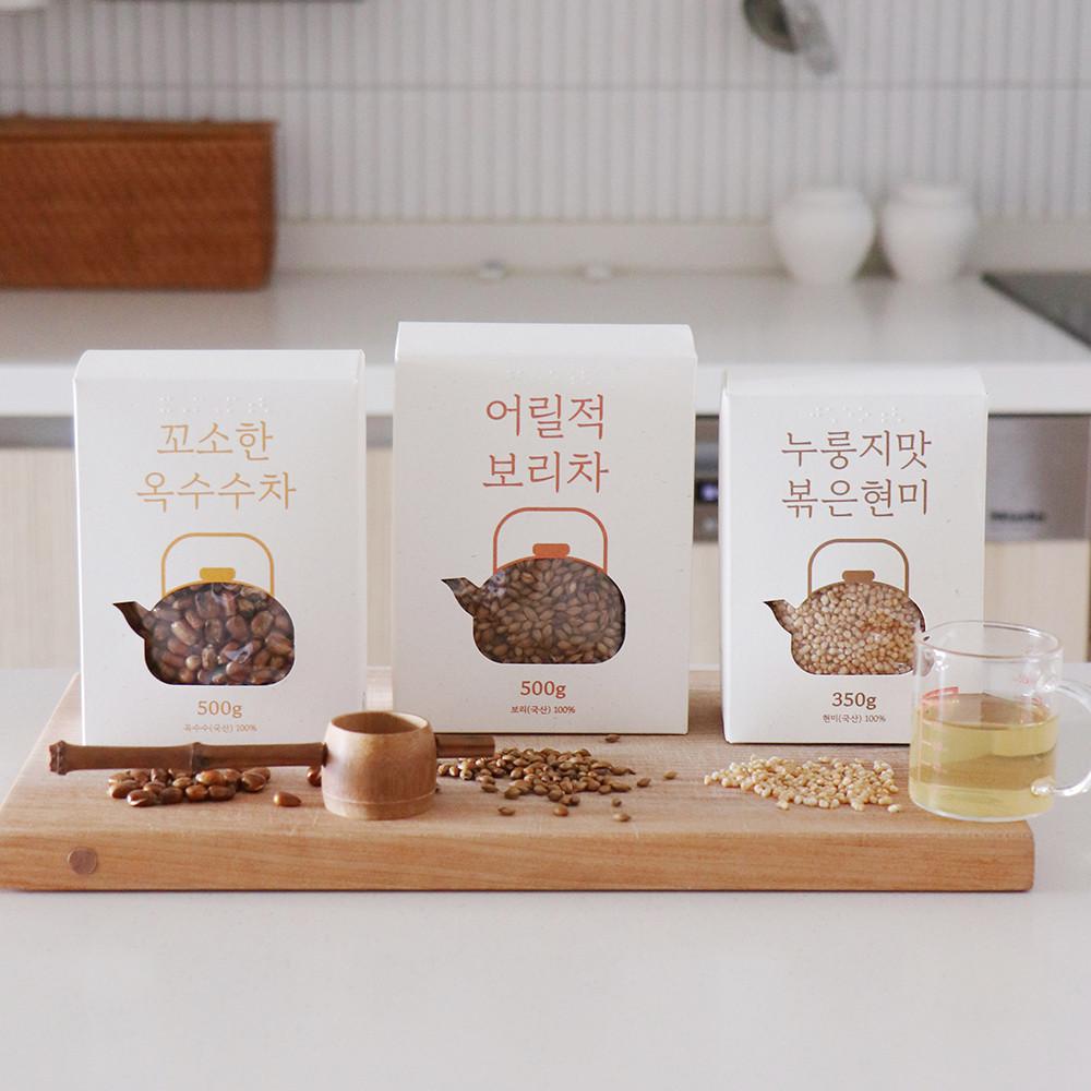 프라우허 보리차 옥수수차 현미차 곡물차 압력 볶음 방식 [4개 이상 무료배송 이벤트] [원산지:국산(충청남도 천안시)]