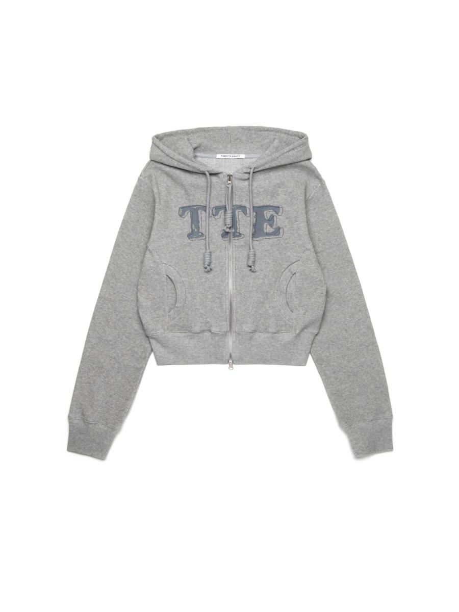 TTE WAFFLE HOODIE GREY