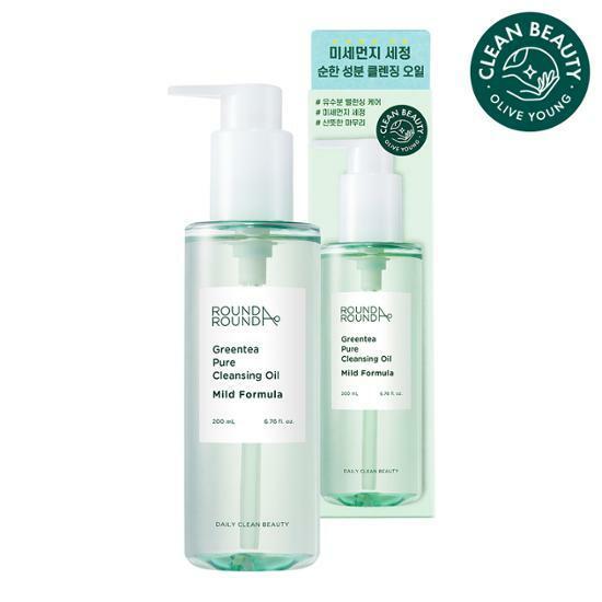 라운드어라운드 그린티 퓨어 클렌징 오일 NEW