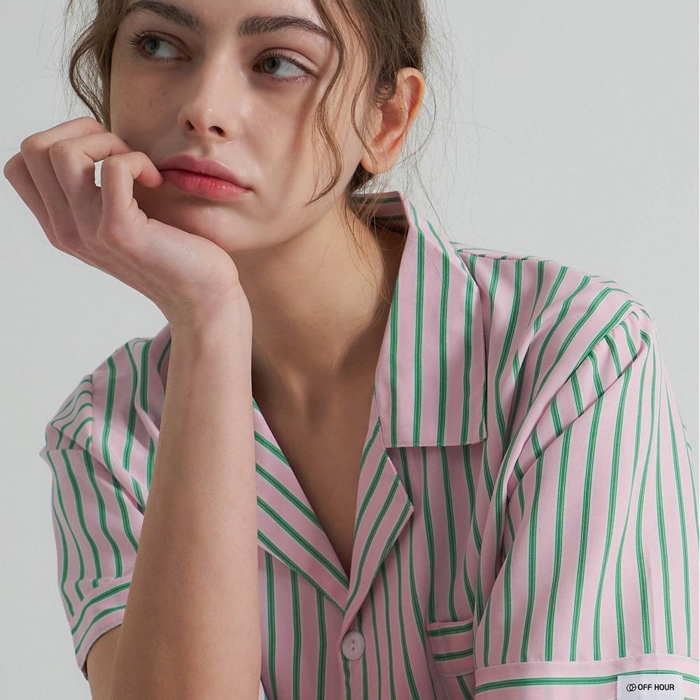 (w) 자이푸르 반팔 잠옷 세트