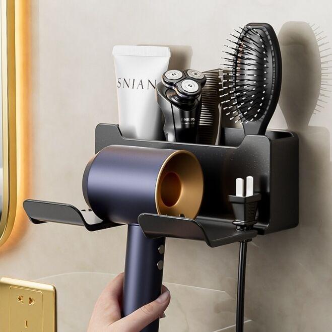 걸이와 보관을 한번에 접착식 드라이어 홀더 2type