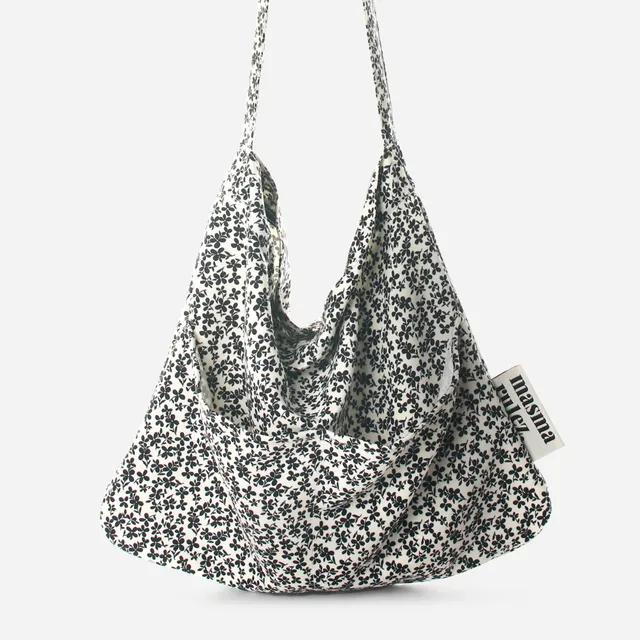 [💖쿠폰가 32,730원] Rabbit eco bag-black flower