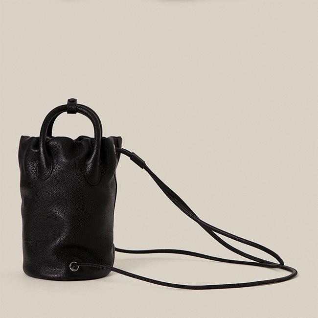 FIN DRAWSTRING BAG MINI_BLACK