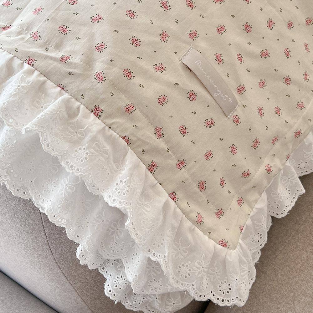 미니로즈 담요 극세사 이불 캠핑 블랭킷 겨울 집순이 페이크토끼털 XS