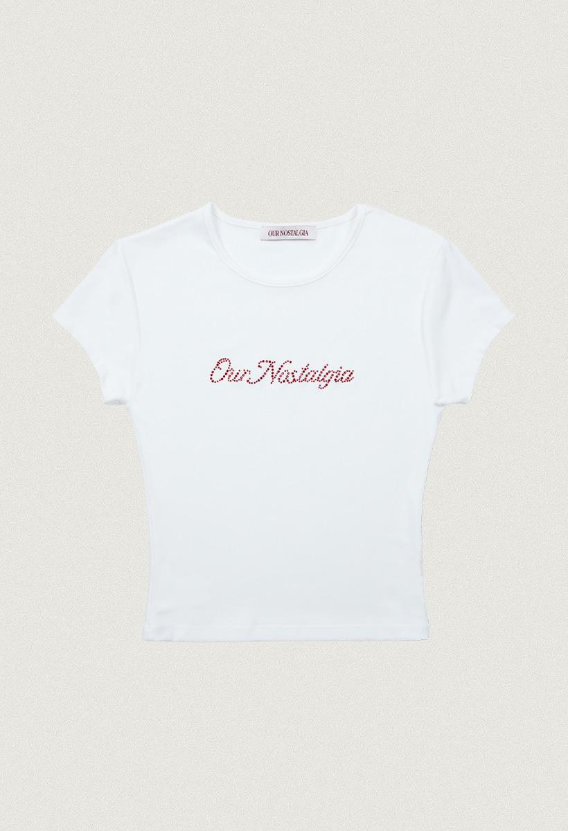 Logo cubic t-shirt_Ivory (O25-TP13)