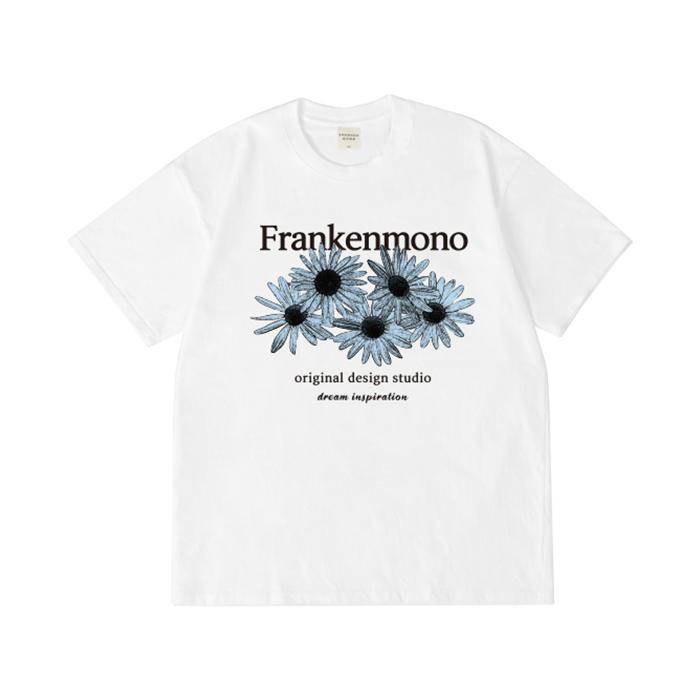 프랑켄모노 [20수코마사/M~2XL]플로링 반팔티 🌼FLOWER T-SHIRT