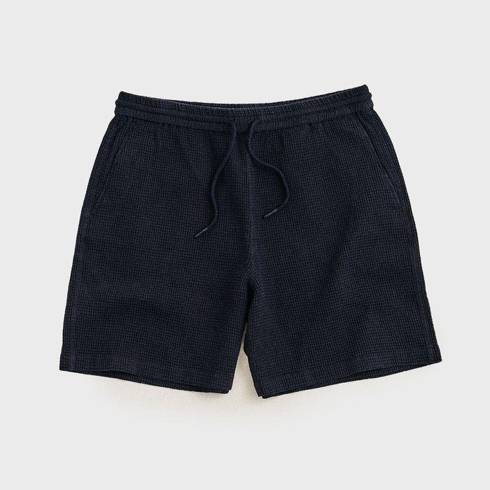 [British Sporting Club] Garment Dyeing Waffle Shorts_ABPOM25711NYX
