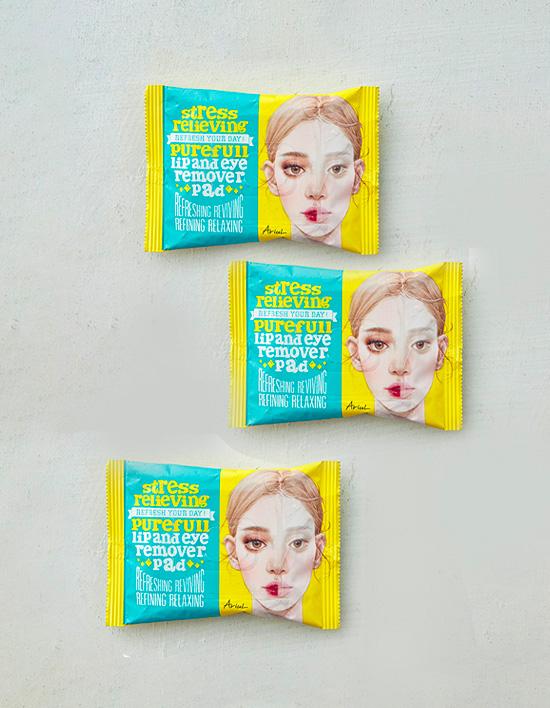 [아리얼] 스트레스릴리빙 립앤아이리무버패드 30매*3개입