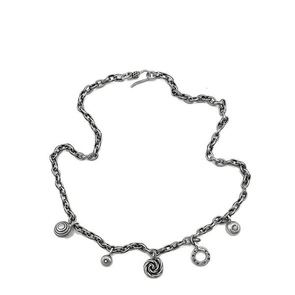 04 (Made) Karen silver Layered Necklace