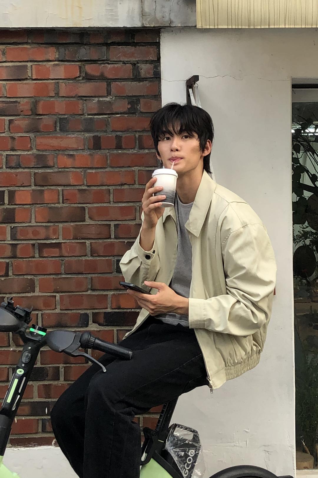 [Heai] NEW CN 카라 파이핑 자켓