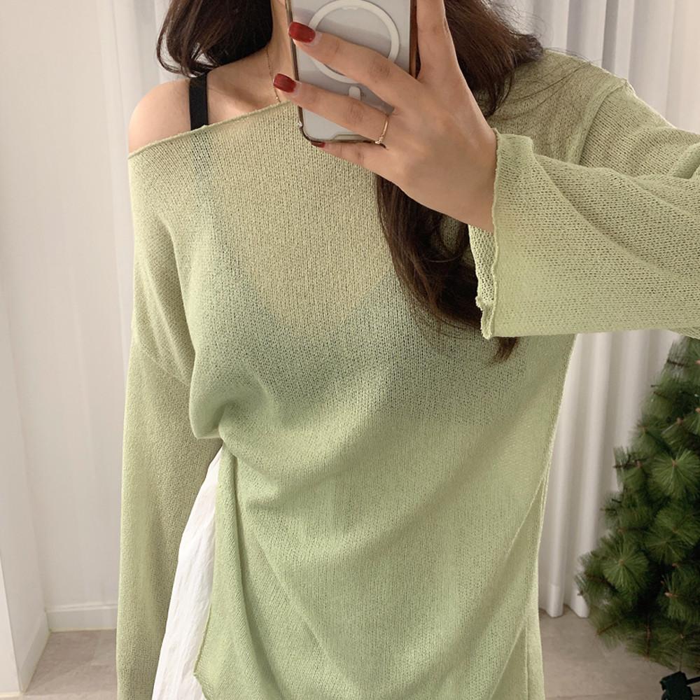 프레딘 트임 니트 A0077