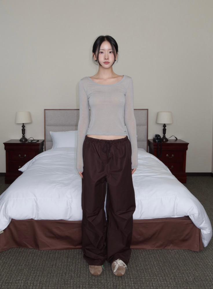 MOCHI TWOWAY TEE 모찌 투웨이 티 (4COLOR)