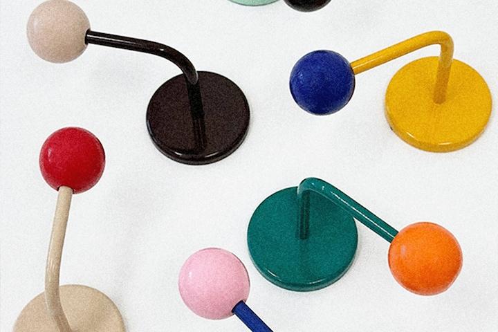 비비 강력 자석 후크 6color 냉장고 마그넷 코트랙 후크 앞치마걸이 무타공 행거