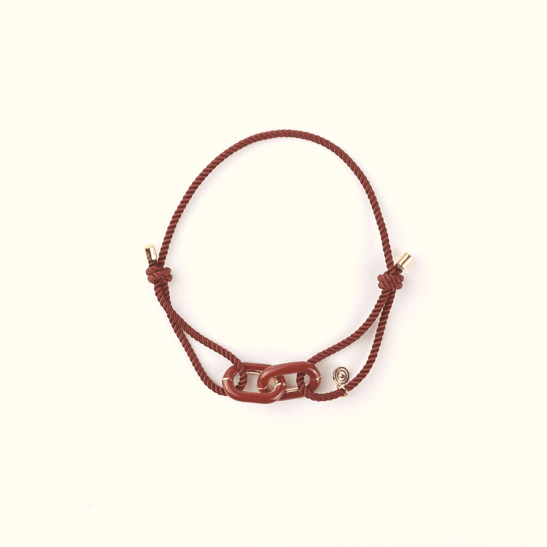 DOUBLE WINE CORD BRACELET