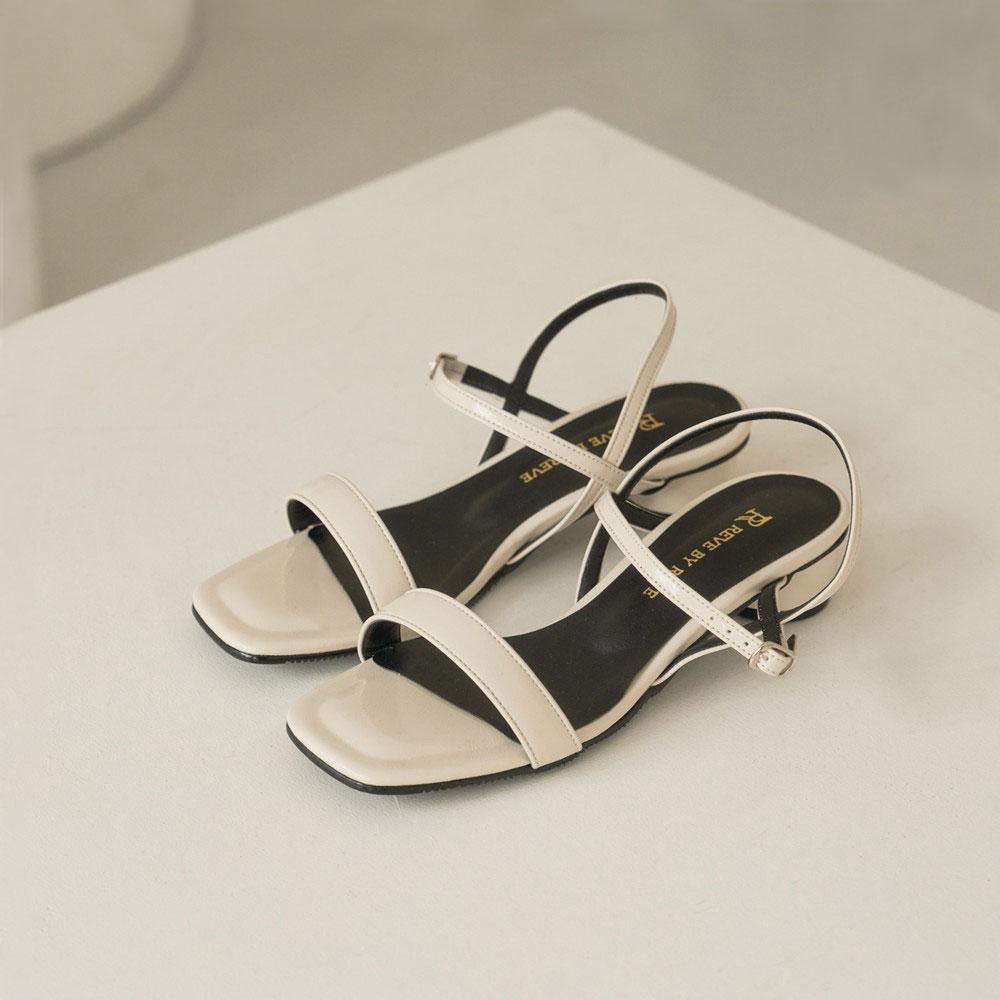 NEW앙트르샤_심플 샌들Ivory[3cm,5cm]
