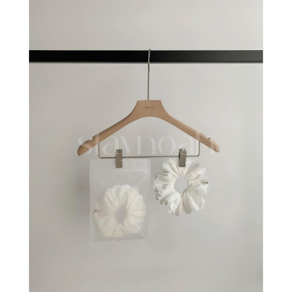 Logarden 로가든 슈슈 헤어 스크런치 레이스 곱창 밴드