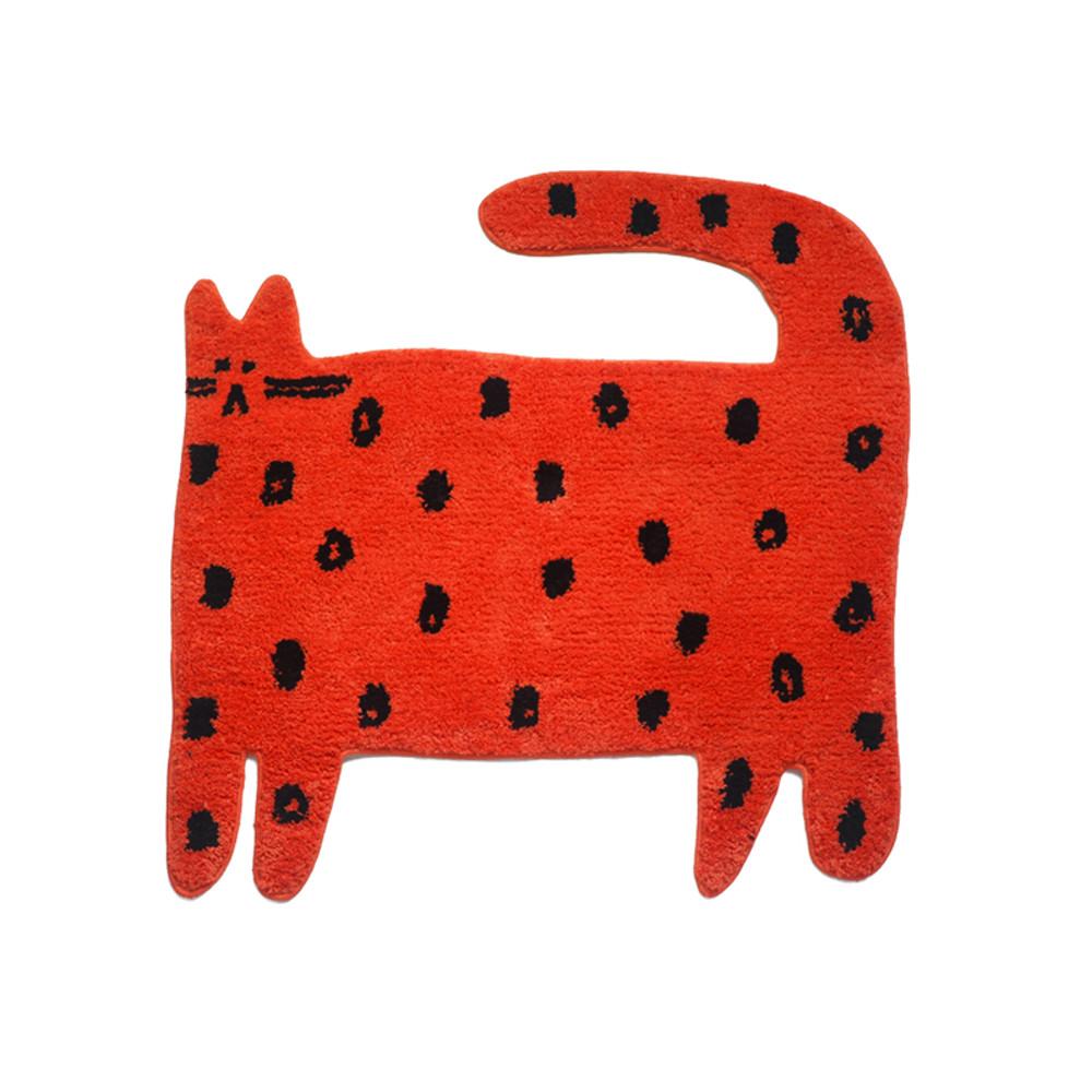 고양이러그 매트 핸드메이드 오렌지고양이 포인트 러그 카펫 인테리어 카페트 침대 아이방