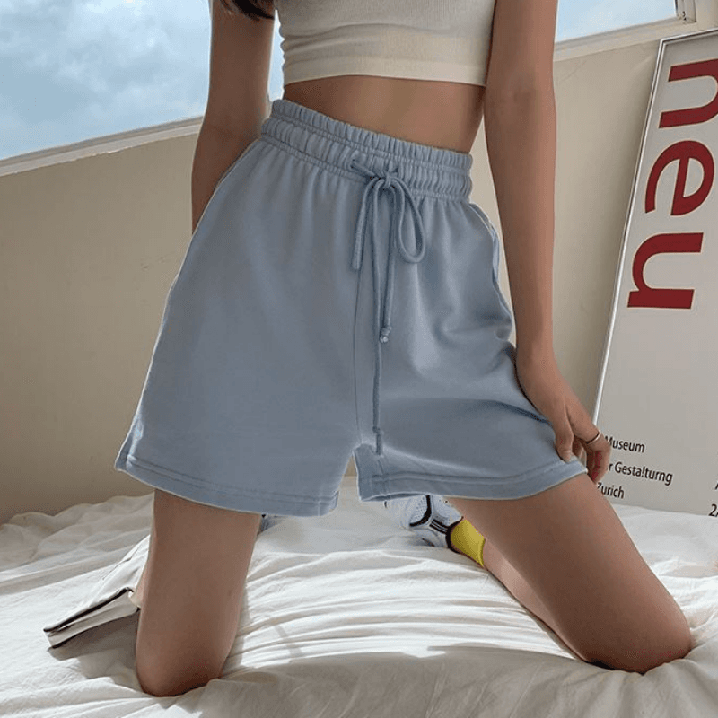 캐주얼 밴딩 트레이닝 숏팬츠 아노락반바지 4부 3부 돌핀팬츠 몸빼바지 봄 여름 하프