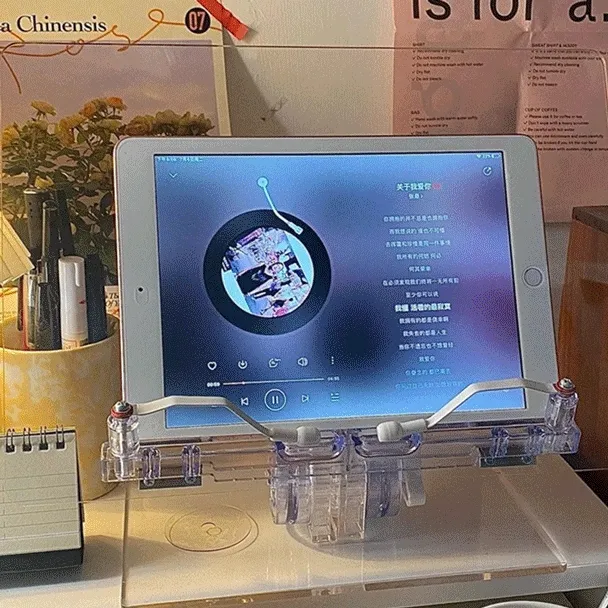 투명 독서대 아이패드 태블릿 책 거치대