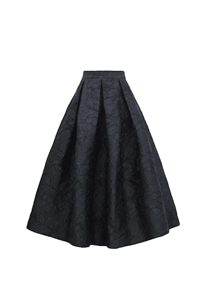 Jaquard Flared Skirt