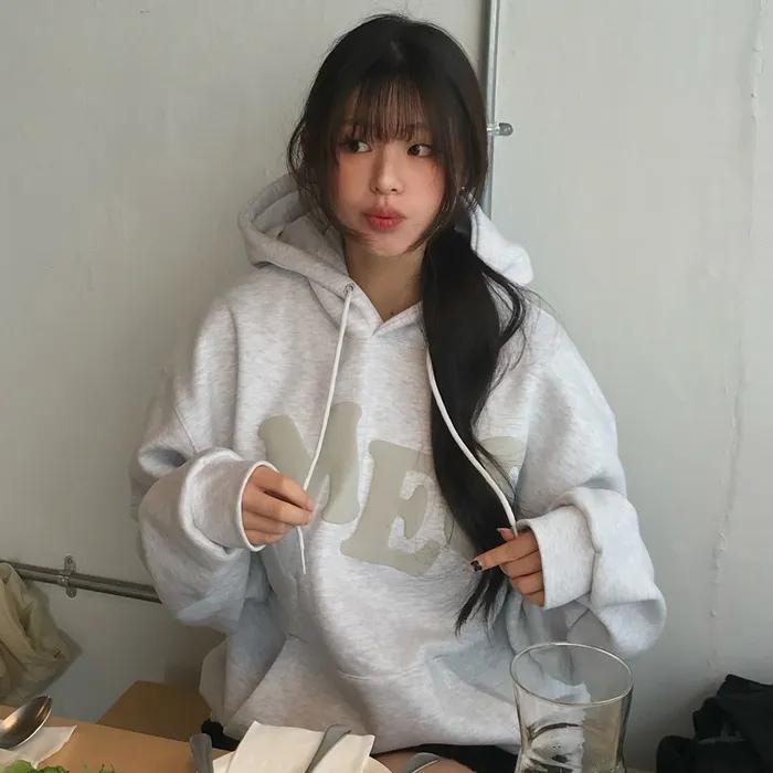 BIG TYPO HOODIE GREY