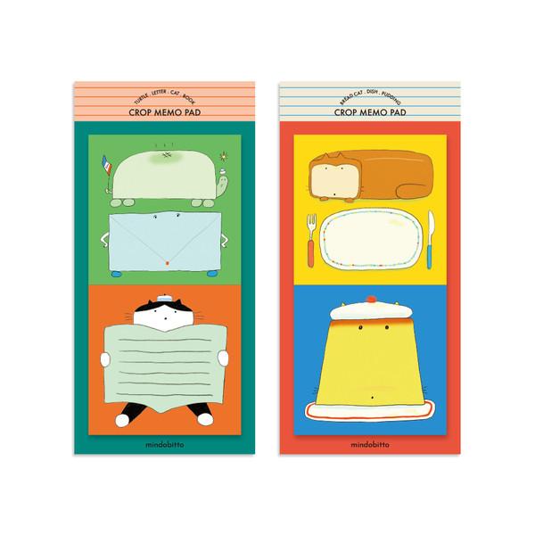 Crop memo pad