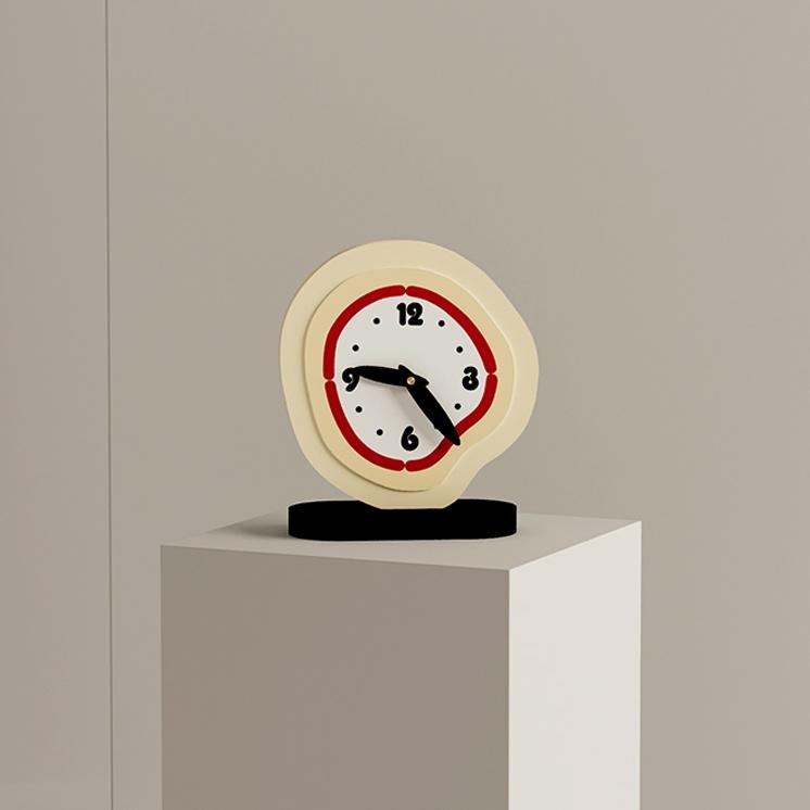 Drawing Circle Clock 드로잉 써클 무소음 테이블시계