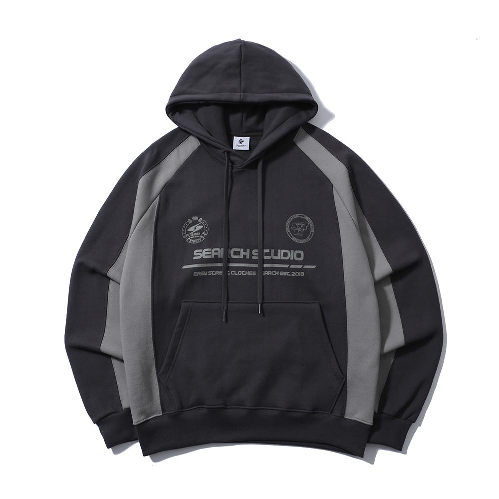 스포티 그래픽 레글런 후드 챠콜